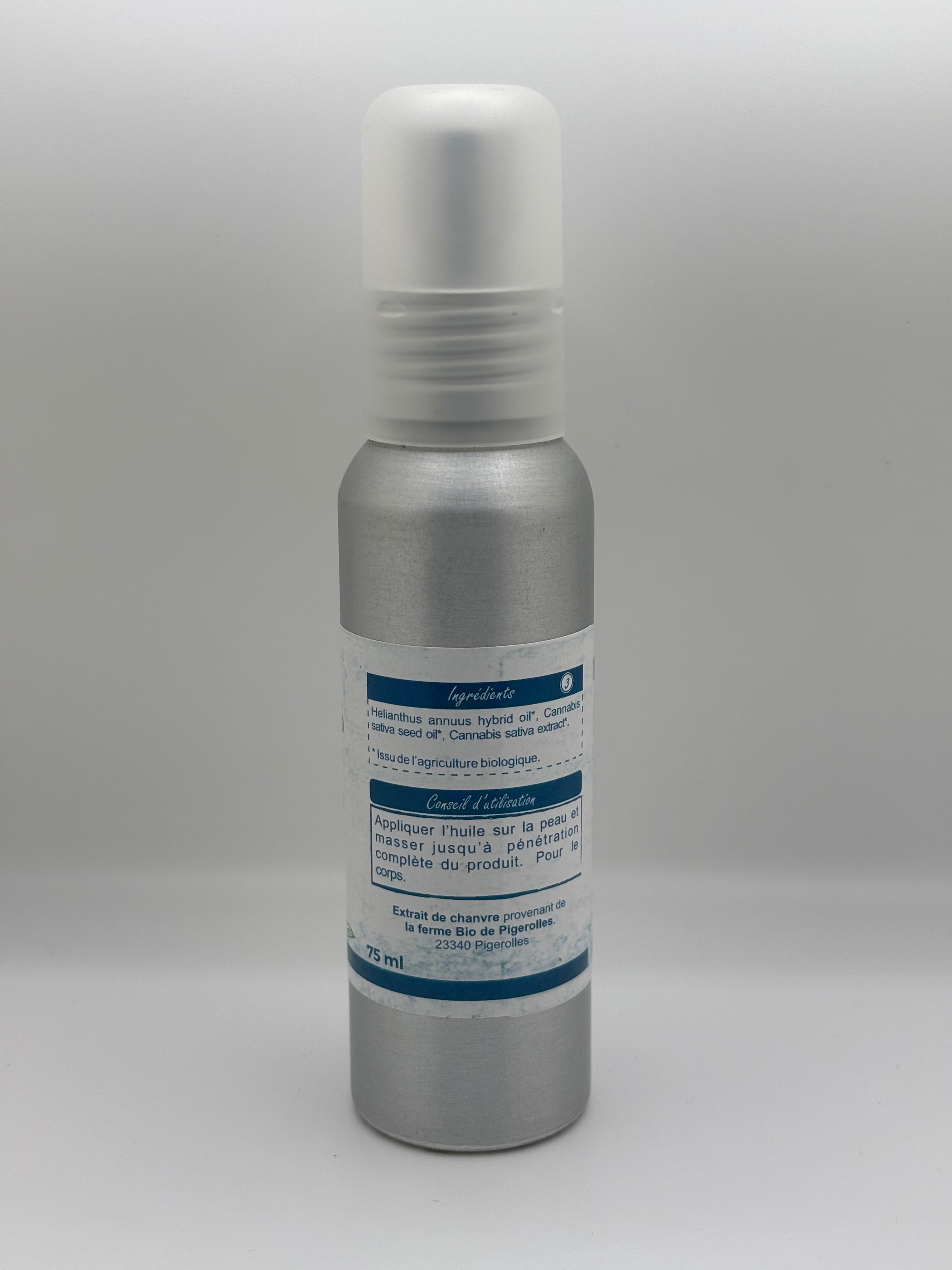 Huile de massage CBG