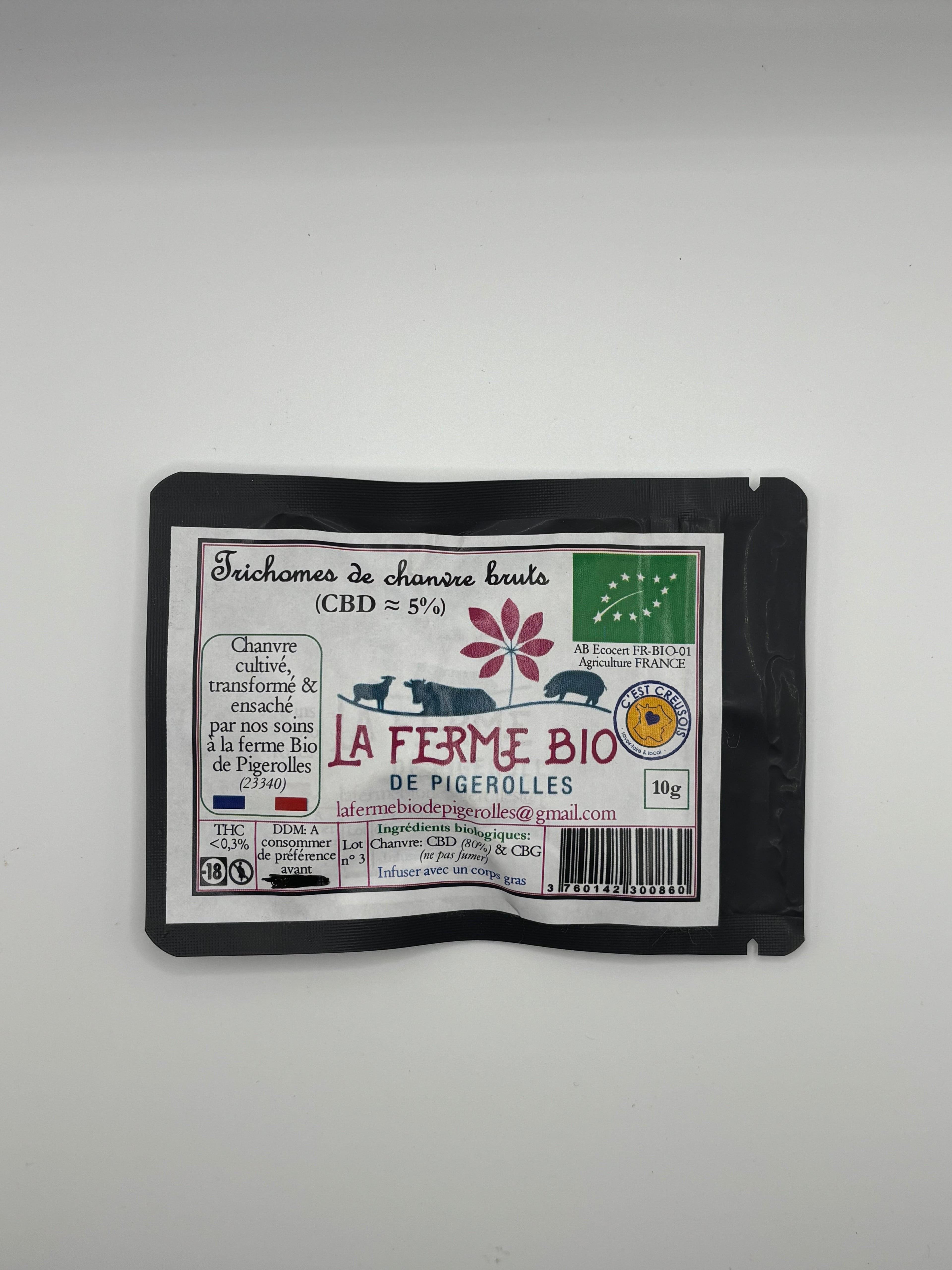 🟤 Résine brute CBD