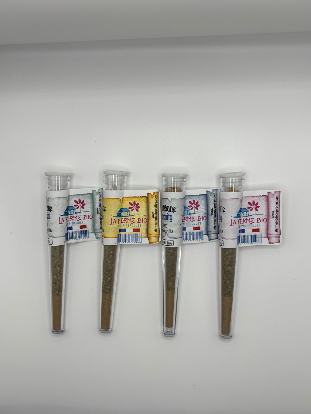 Pack Découverte – 4 Cônes Pré-Roulés CBD/CBG