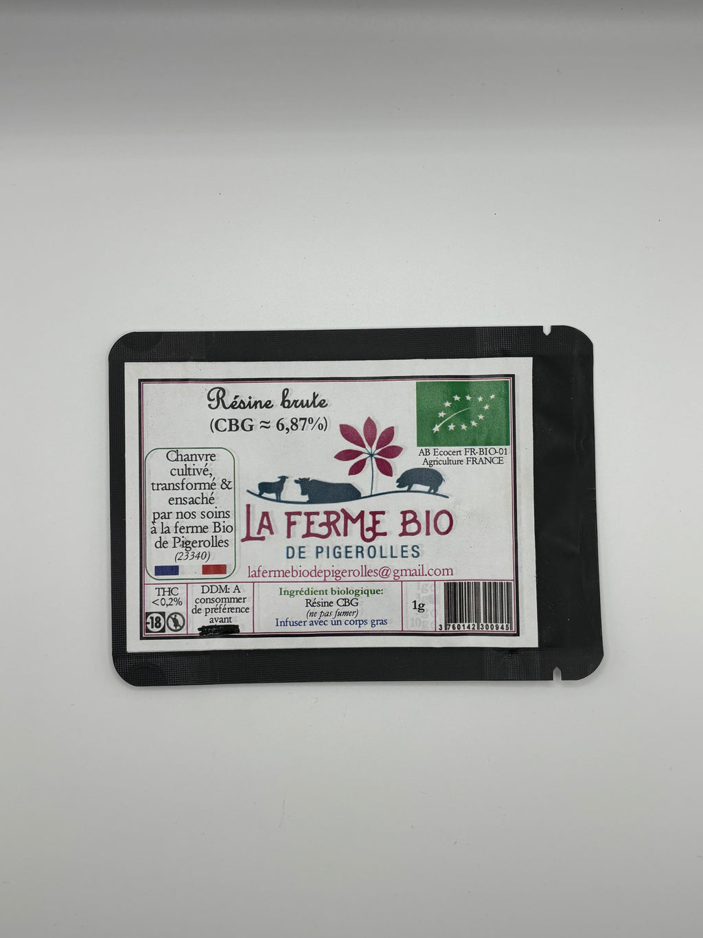 🟤 Résine brute CBG