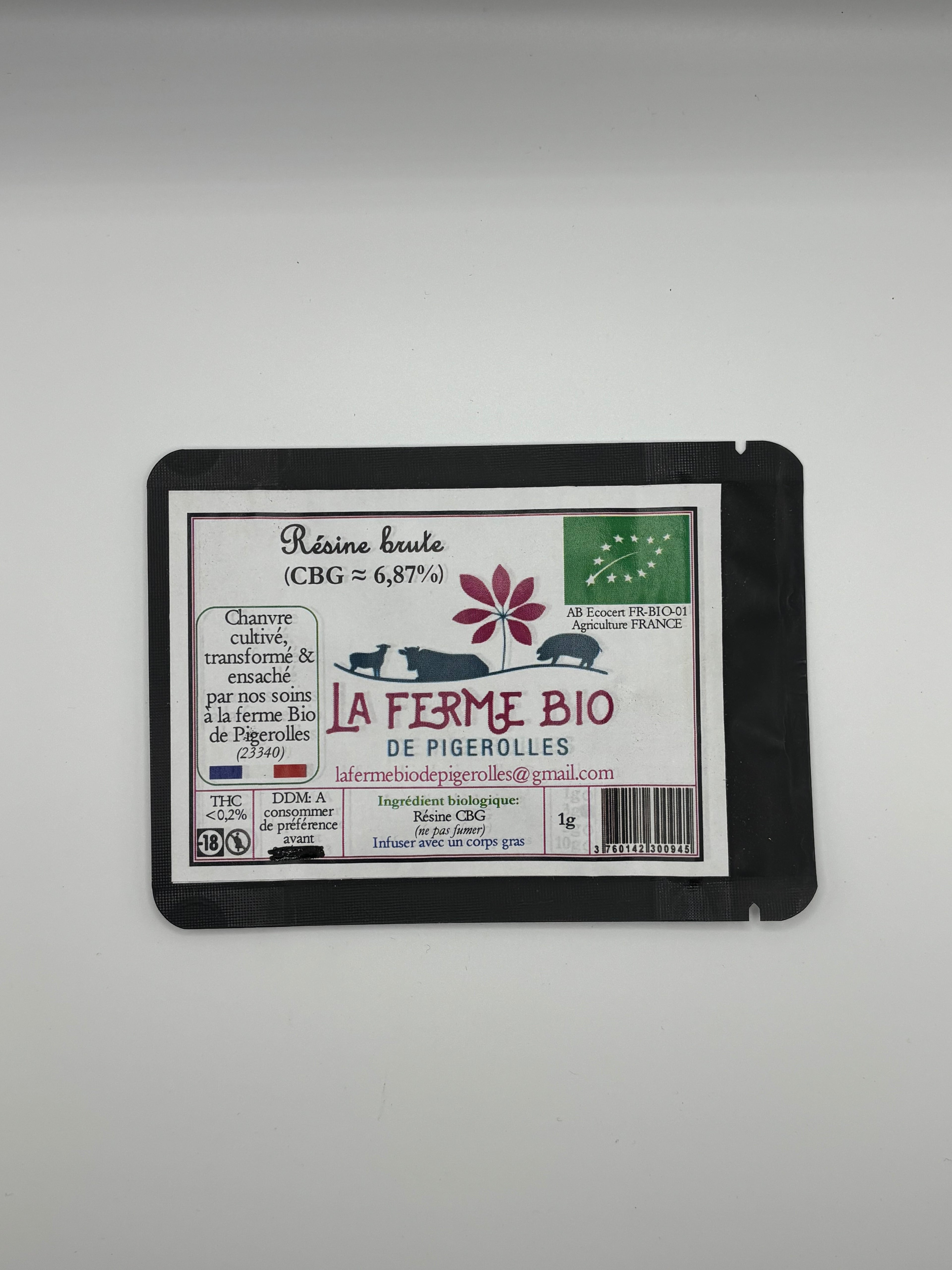 🟤 Résine brute CBG