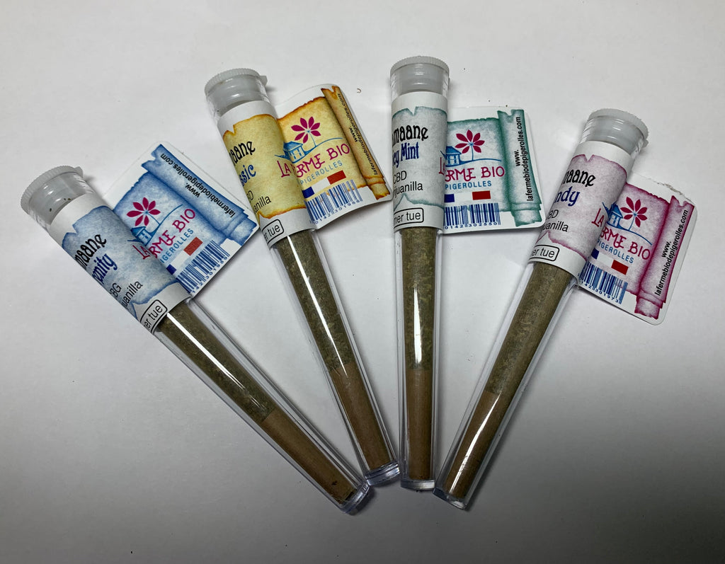 Pack Découverte – 4 Cônes Pré-Roulés CBD/CBG