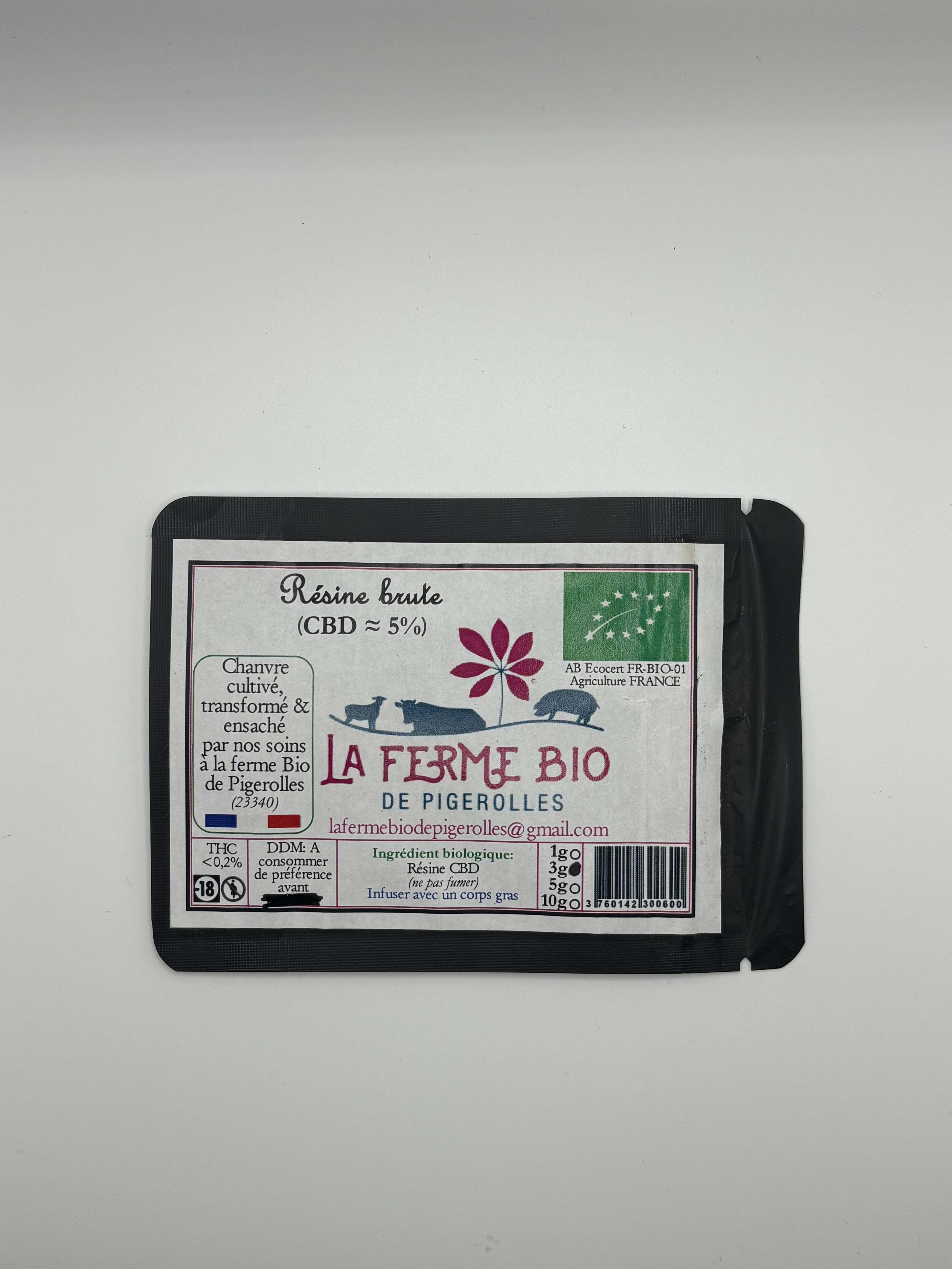 🟤 Résine brute CBD