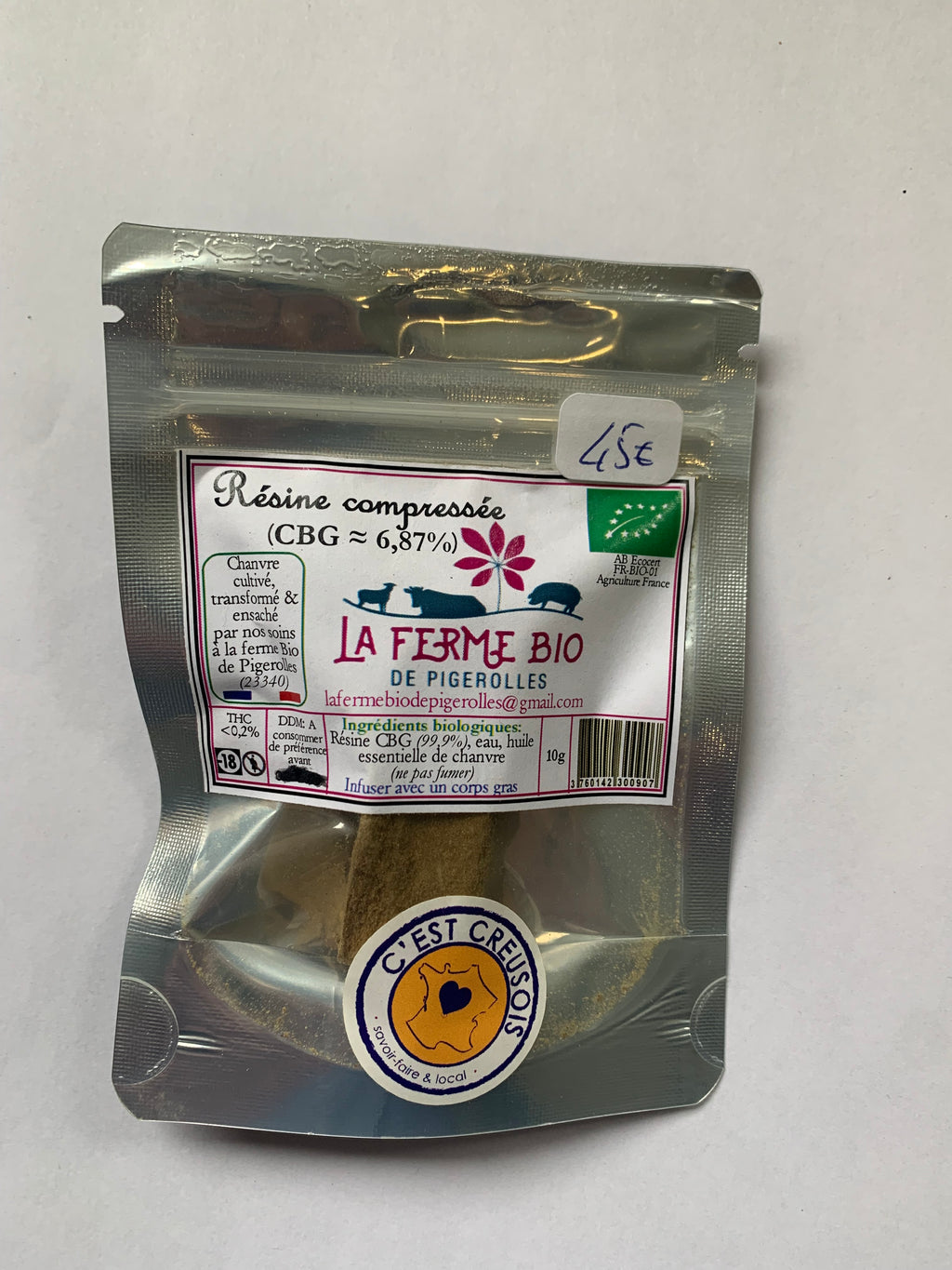 🟤 Résine compressée de CBG