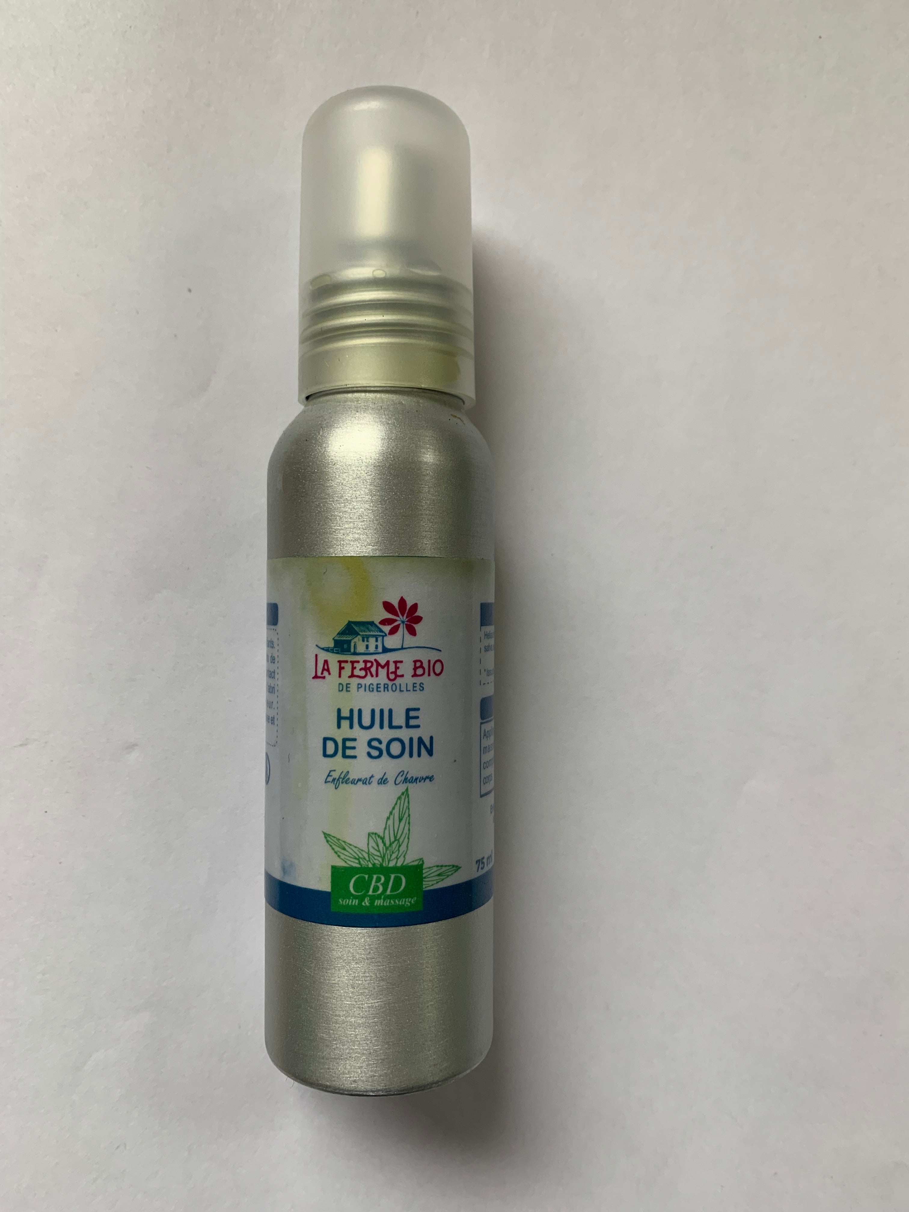 🌿 Huile de massage CBD –