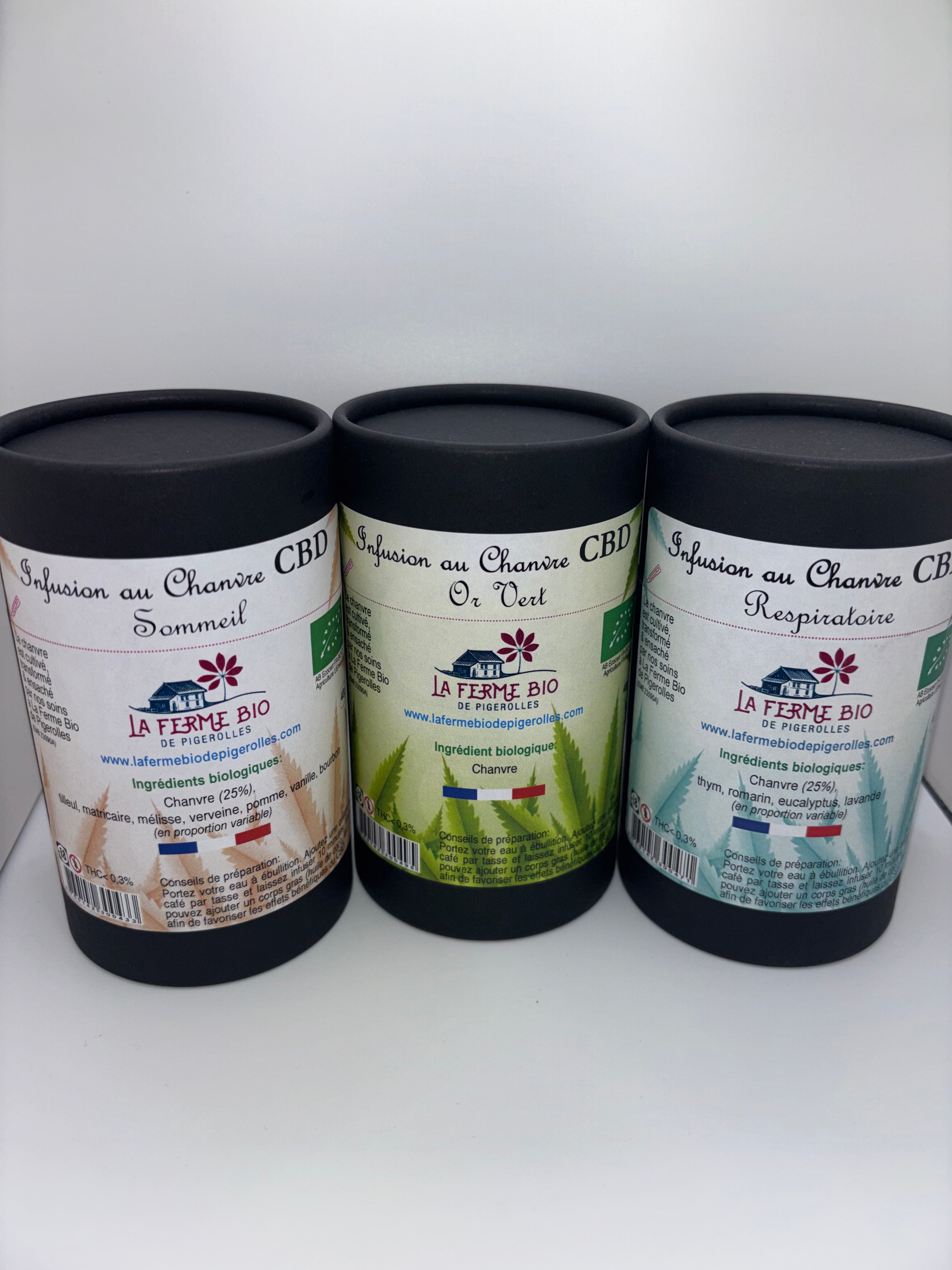 🌿 Pack Infusions Bien-Être – Sommeil, Or Vert & Respiratoire