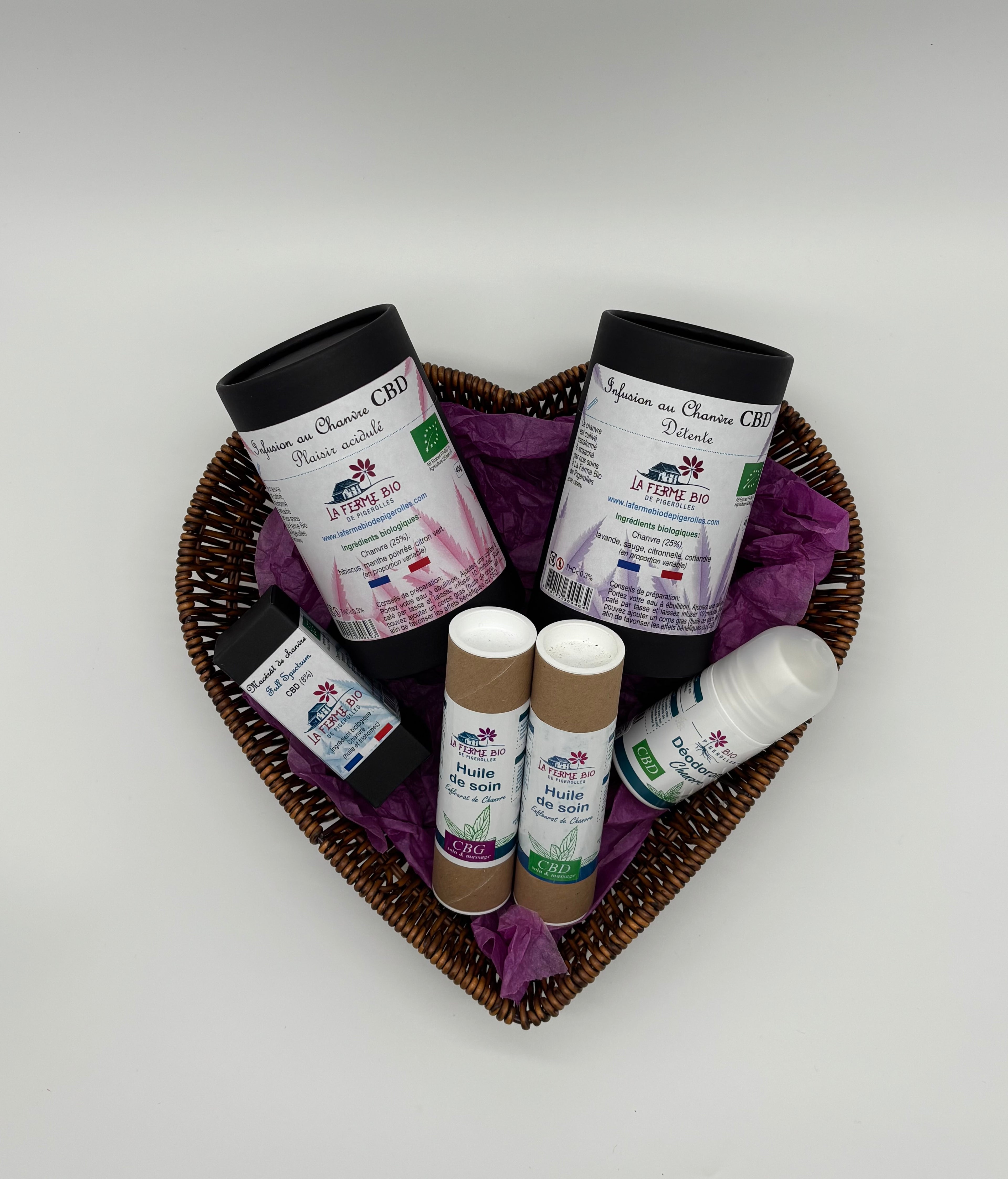 Panier garni bien-être & cosmétique au chanvre 🎁