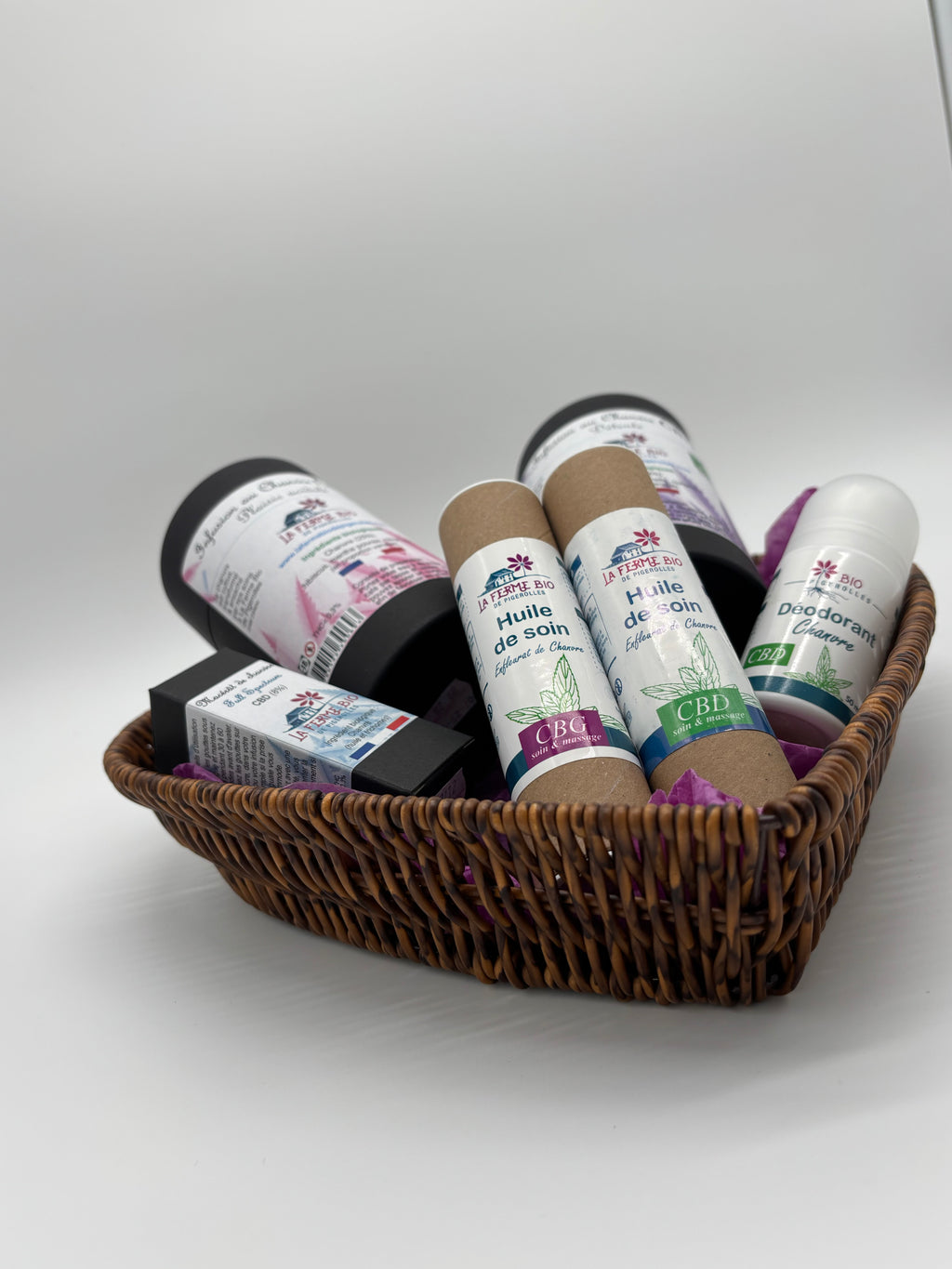 Panier garni bien-être & cosmétique au chanvre 🎁