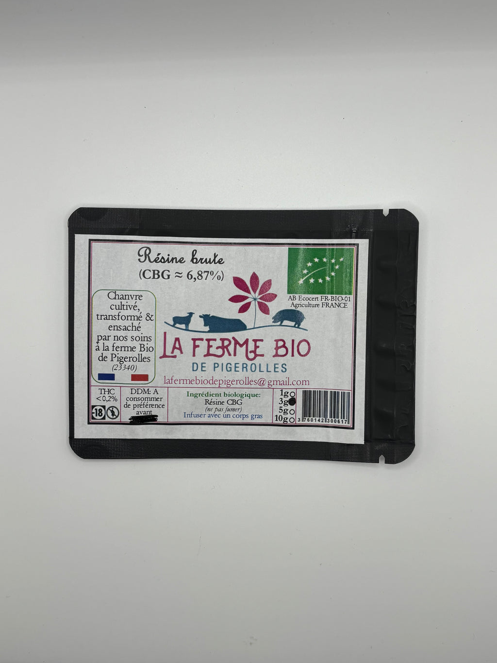 🟤 Résine brute CBG