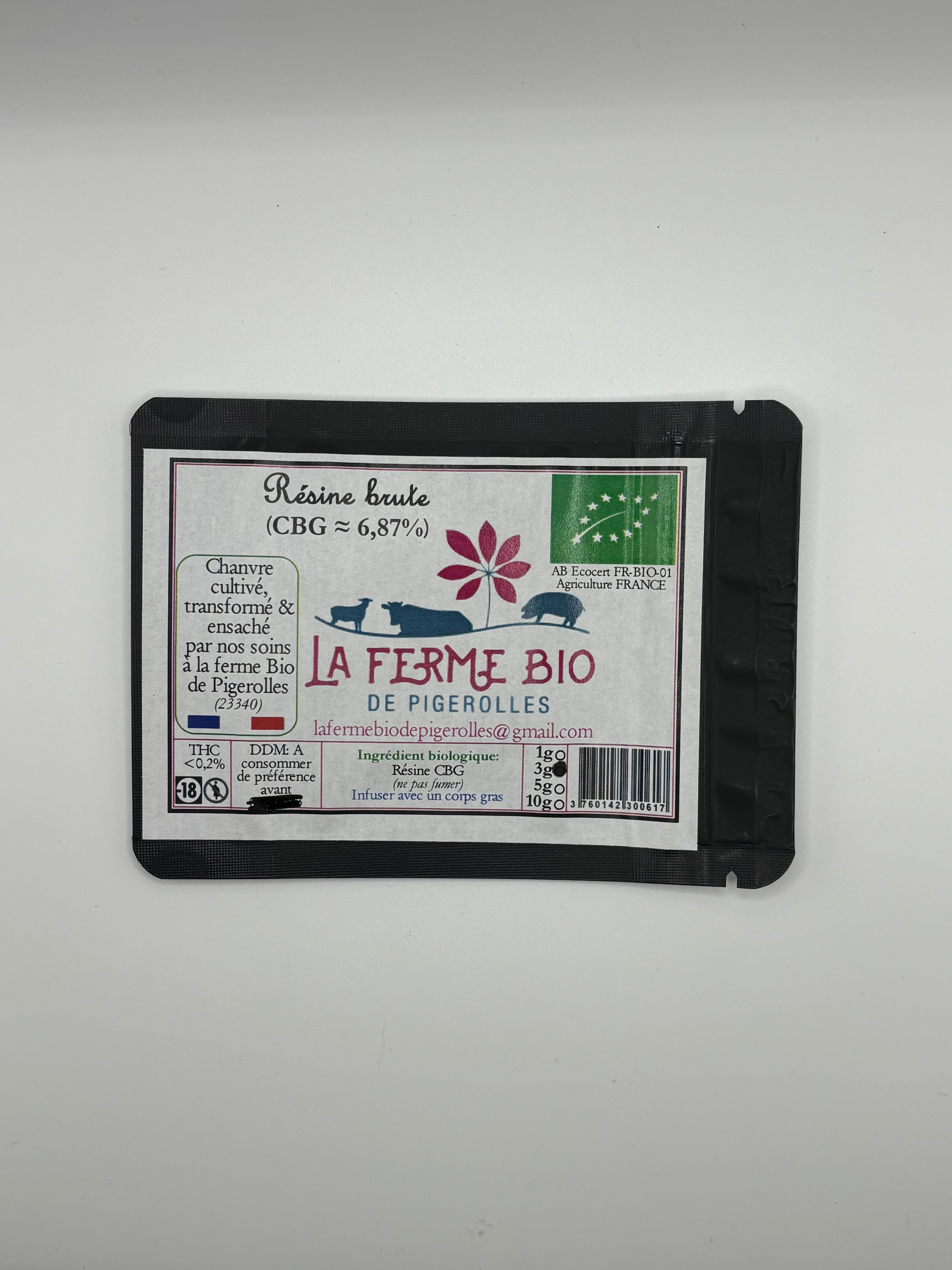 🟤 Résine brute CBG