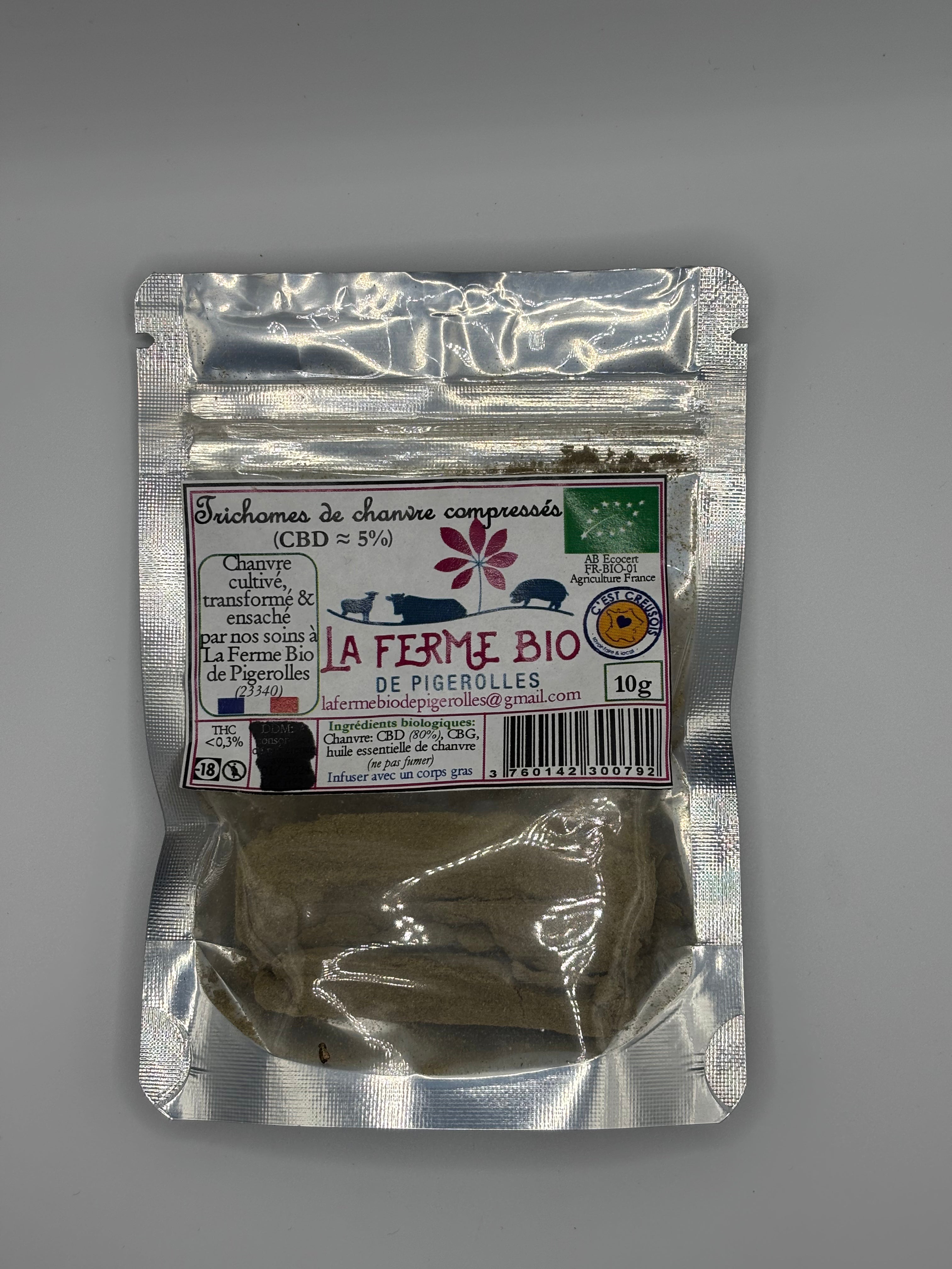 🟤 Résine compressée de CBD