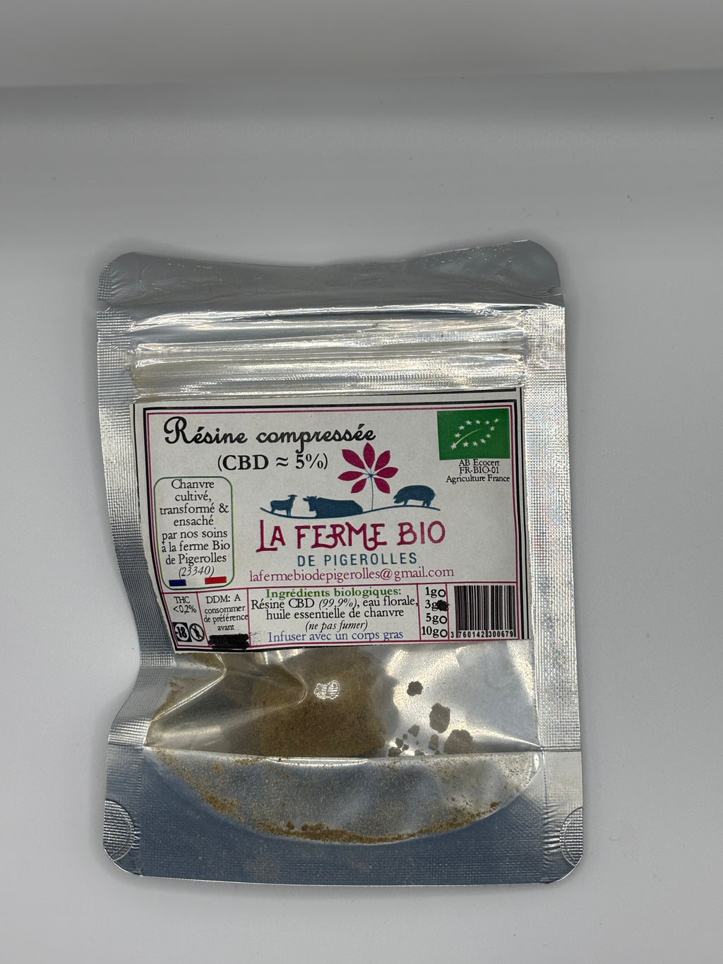 🟤 Résine compressée de CBD