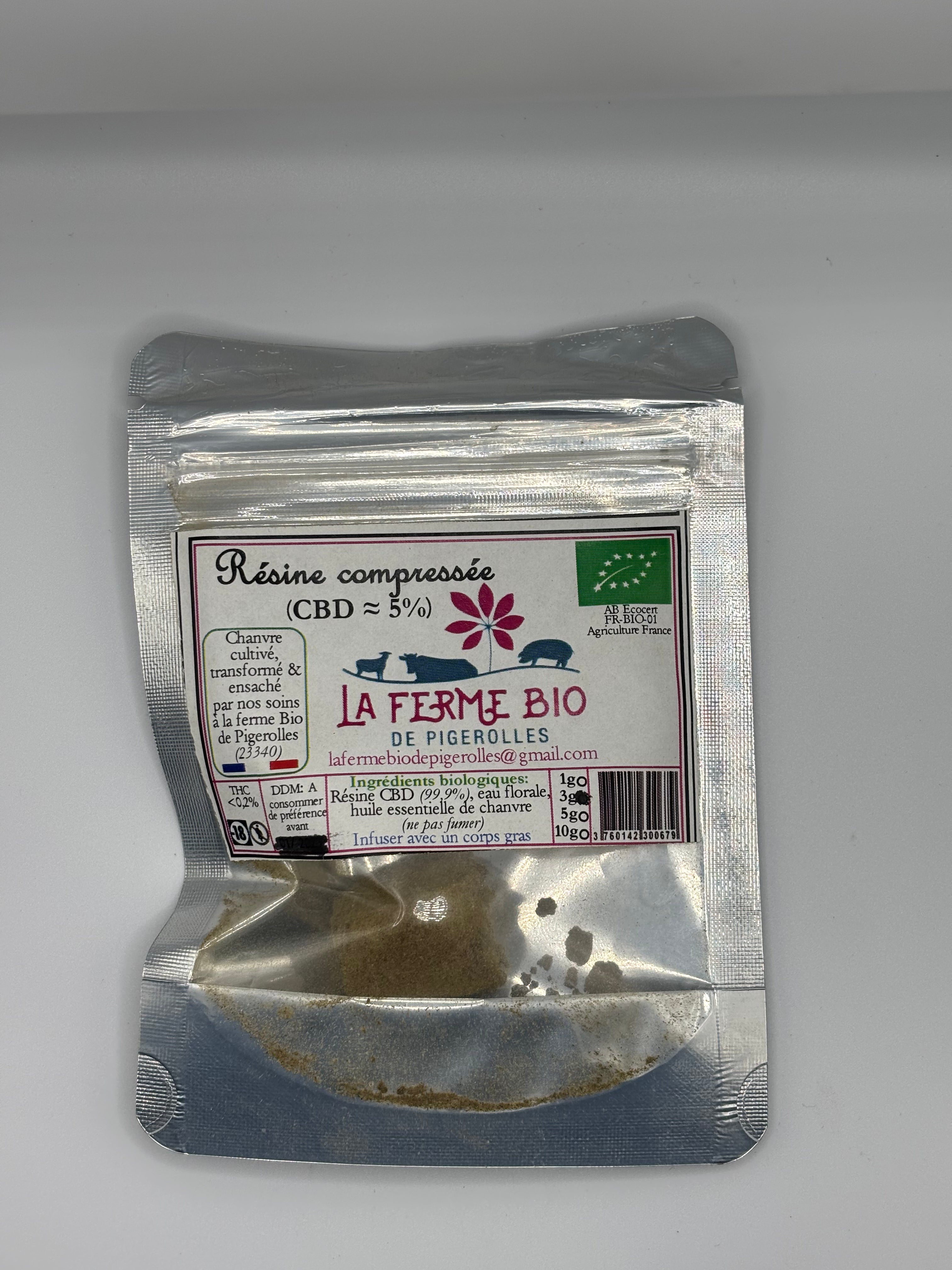 🟤 Résine compressée de CBD