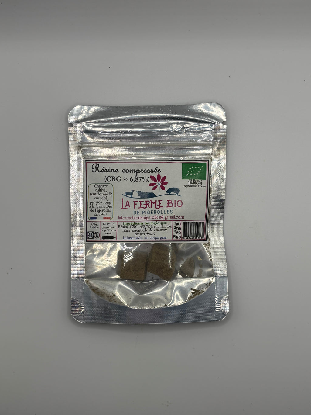 🟤 Résine compressée de CBG